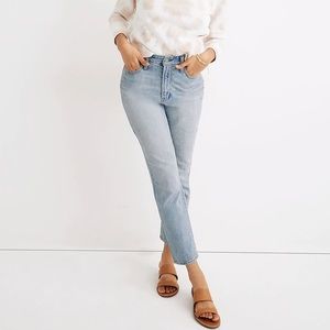 Madewell High-waisted straight leg jeans